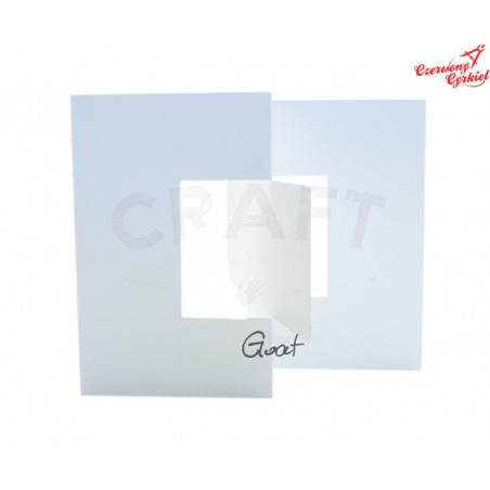 Baza kartki kwadratowa 13,5 cm swing biała matowa /ID-2426
