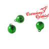 Dzwoneczki metalowe zielony 9mm