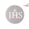 Dekoracje IHS hostia I komunia święta filc  biały