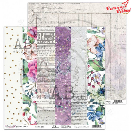 Papier do scrapbookingu "Enchanted flowers" 9/10 -  30x30