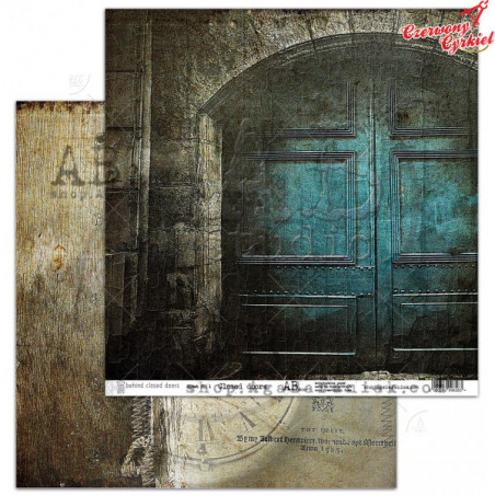 Papier do scrapbookingu "Behind closed doors"- sheet 1 - 30x30