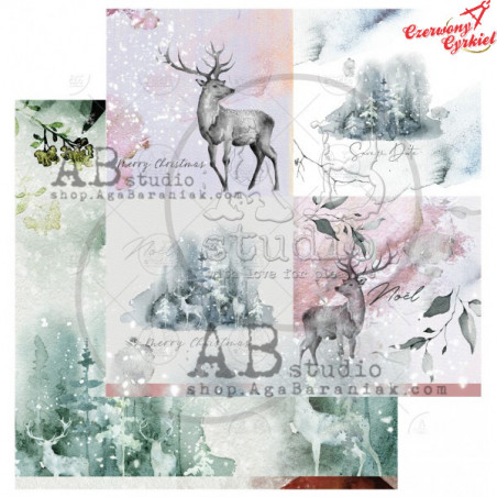 Papier do scrapbookingu "Secret wood"- sheet 1 - 30x30