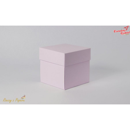 Pudełko exploding box - różowe - 10x10x10