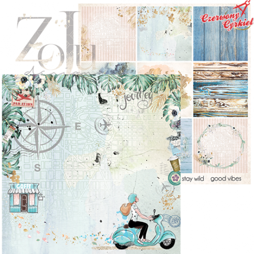 Papier  ZoJu Design "Beautiful Journey " 01/30x30cm