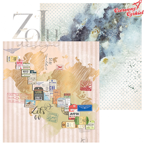 Papier  "Beautiful Journey " 06/30x30cm/ZoJu Design