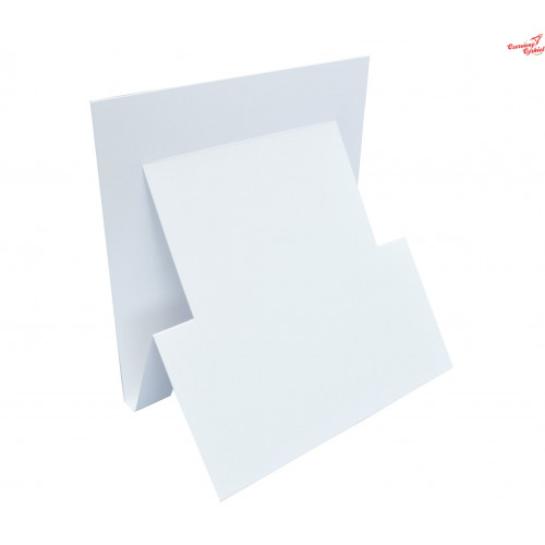 Baza kartki sztalugowa 15cm biała matowa/ID-3347