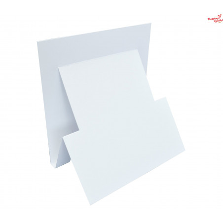Baza kartki sztalugowa 15cm biała matowa/ID-3347