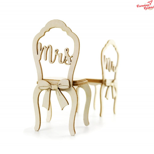 1469Tekturka - Ślubne krzesła 3D /Crafty Moly