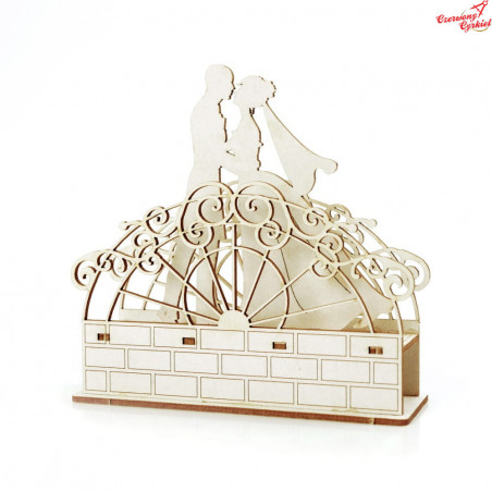 1470 Tekturka - Romantyczny mostek 2 - 3D /Crafty Moly