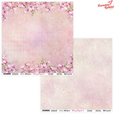 Dwustronny papier / Blooming Magnolia 11/12/ScrapAndMe