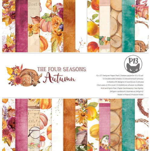Zestaw papierów The Four Seasons - Autumn 30x30cm-...