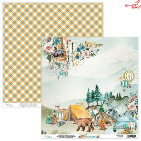 Dwustronny papier Wilderness  01/ 30x30 - Mintay papers