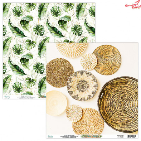 Dwustronny papier Urban Jungle 04/ 30x30 - Mintay papers