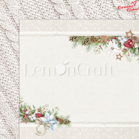 Dwustronny papier This Christmas 06 /30x30 cm/Lemon Craft