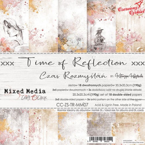 TIME OF REFLECTION - zestaw papierów 20,3x20,3cm  /CC