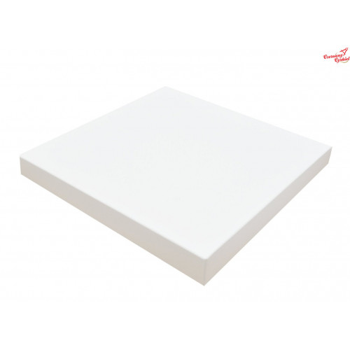 Pudełko na kartkę białe niskie 14,5x14,5x2,5cm