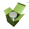 Pudełko na bombkę kubek 10x10x10cm zielone perłowe GoatBox