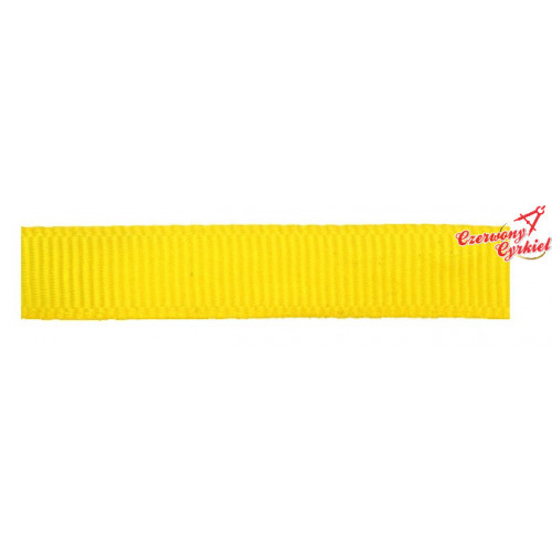 Tasiemka rypsowa 25mm żółta