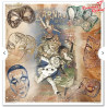 Zestaw papierów 30x30 cm"Carnival - Pierrot in love"/SLS-021