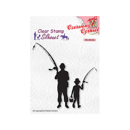 Stempel Nellie's Choice SIL073 Fisherman