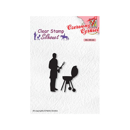 Stempel Nellie's Choice SIL071 Barbecue