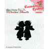 Stempel Nellie's Choice CSIL012 Two kissing angels
