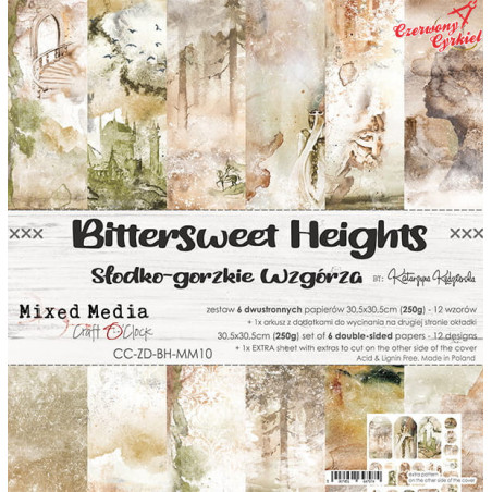 BITTERSWEET HEIGHTS - zestaw papierów 30,5x30,5cmCraftO'Clock