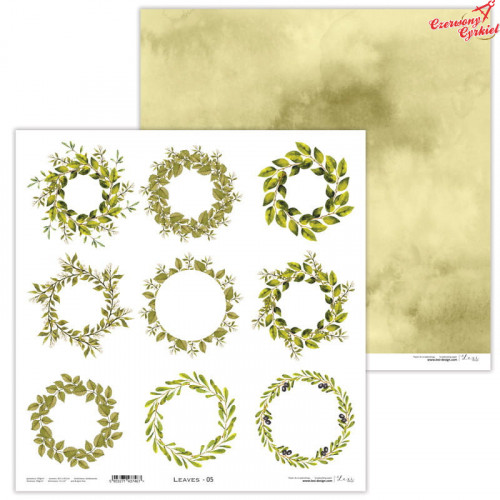 Leaves 05 - papier - 30,5 cm x 30,5 cm - Lexi Design