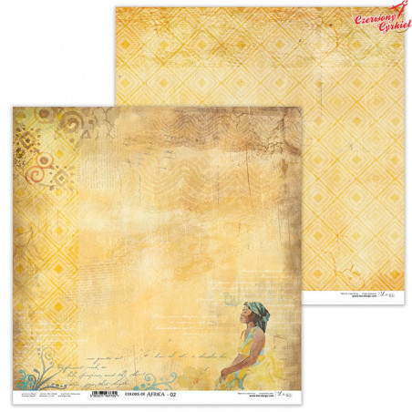 Colors of Africa 02 - papier - 30,5 cm x 30,5 cm - Lexi Design