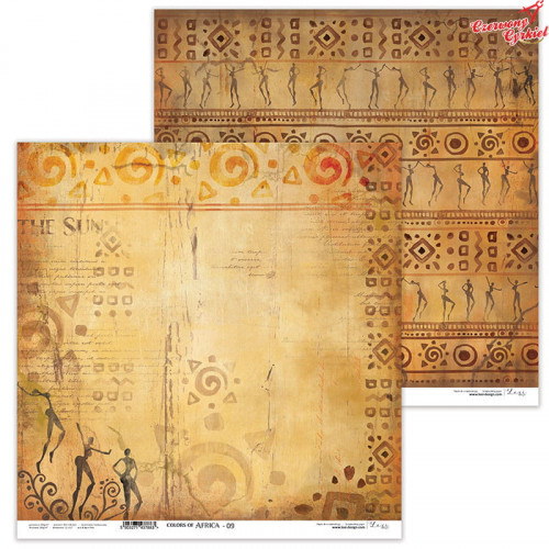Colors of Africa 09 - papier - 30,5 cm x 30,5 cm -...