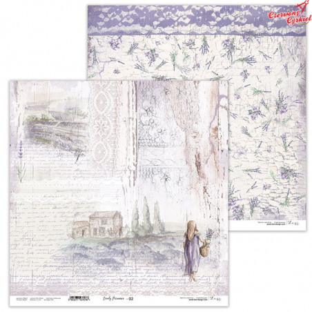 Lovely Provence 02 - papier - 30,5 cm x 30,5 cm - Lexi Design