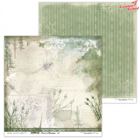 Summer in Mountains 10 - papier - 30,5 cm x 30,5 cm - Lexi Design