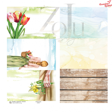 Arkusz Mat na zdjęcia ZoJu Design "Lady Spring"   /16x10,5cm