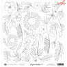BLOSSOM MEADOW 09 Papier akwarelowy-elementy-Craft&You Design 30,5x30,5