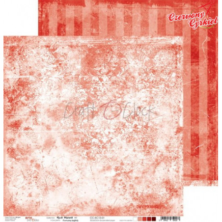 BASIC 13 - RED MOOD - 01 - dwustronny papier 30,5x30,5cm m