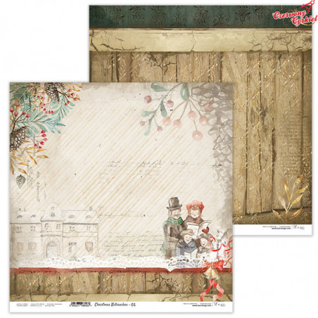 Christmas Nutcracker 01 - papier - 30,5 cm x 30,5 cm - Lexi Design