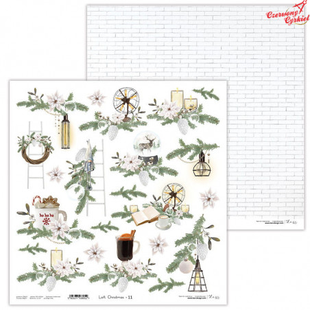 Loft Christmas 11 - papier - 30,5 cm x 30,5 cm - Lexi Design