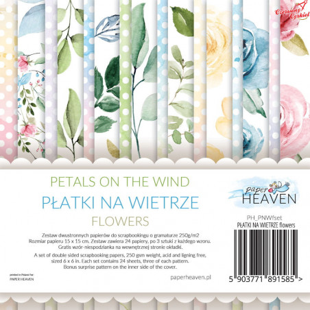 Płatki na wietrze - FLOWERS -Paper Heaven