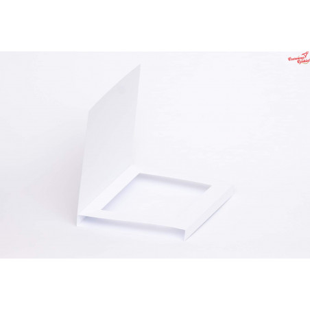 Baza ruchomej kartki Shadow Card 15cm biała KWADRAT GoatBox
