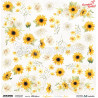 Sunflowers Flowers - arkusz do wycinania
