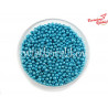 Mikrokulki perłowe szklane bulion metalizowane turkus 1-1,5mm /6