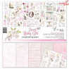 Sweet baby girl SET - zestaw papierów - 30,5 cm x 30,5 cm - Lexi Design