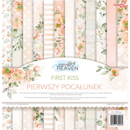 Pierwszy pocałunek - ZESTAW 30x30cm-Paper Heaven