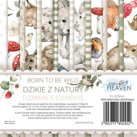 Dzikie z natury - FLOWERS -Paper Heaven