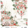 Dwustronny papier  - Merry Little Christmas 01 - 30x30cm/Mintay