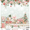 Dwustronny papier  - Merry Little Christmas 02 - 30x30cm/Mintay