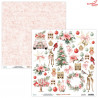 Dwustronny papier z elementami - Merry Little Christmas 09 - 30x30cm/Mintay