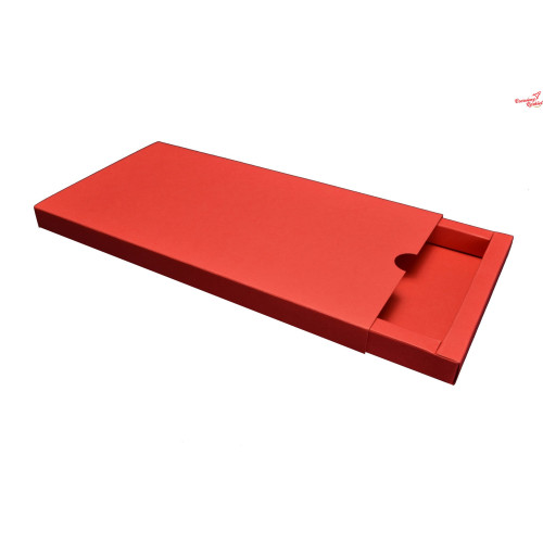 Pudełko szufladkowe na voucher czerwone GoatBox