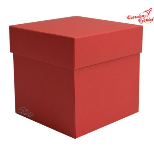 Pudełko Exploding Box czerwony matowy
