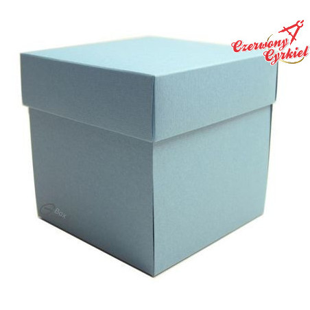 Pudełko Exploding Box niebieski z fakturą baza GoatBox